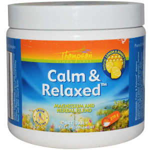 Thompson, Calm & Relaxed,  Natural Lemon & Honey Flavor, 270 g