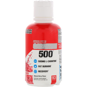 EVLution Nutrition, Carnitine500, Natural Berry, 16 fl oz (465 ml)