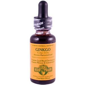 Herb Pharm, Ginkgo, Whole Leaf, 1 fl oz (30 ml)