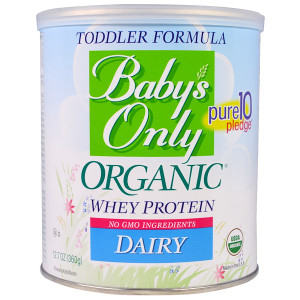 Natures One, Babys Only Organic, Toddler Formula Whey Protein, Dairy, 12.7 oz (360 g)