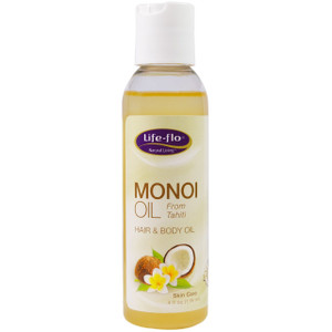 Life Flo Health, Monoi Oil, Hair & Body Oil, 4 fl oz (118 ml)
