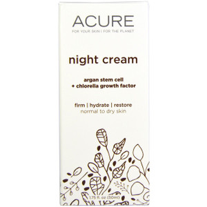 Acure, Brightening Night Cream, 1.7 fl oz (50 ml)