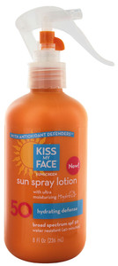 Kiss My Face, Sun Spray Lotion SPF 50 with Hydresia - 8 fl oz