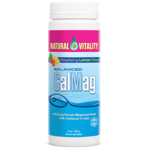 Natural Vitality, Balanced CalMag, Raspberry-Lemon Flavor, 8 oz (226 g)