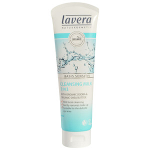 Lavera Naturkosmetic, Cleansing Milk 2 in 1, With Organic Jojoba & Organic Shea Butter, 4.1 fl oz (125 ml)