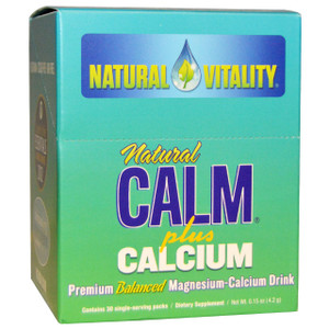 Natural Vitality Natural Calm Plus Calcium - 30 Pack
