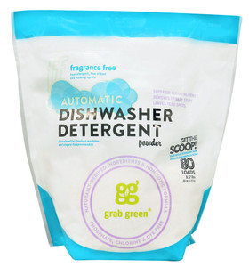 GrabGreen Automatic Dishwasher Detergent Fragrance Free -- 80 Loads