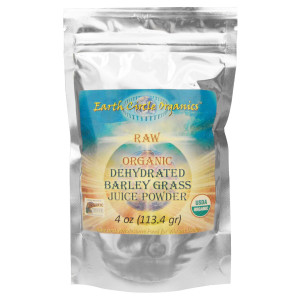 Earth Circle Organics, Raw Organic Dehydrated Barley Grass Juice Powder, 4 oz (113.4 g)