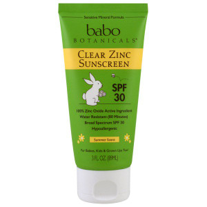 Babo Botanicals Clear Zinc Sunscreen SPF 30 -- 3 fl oz