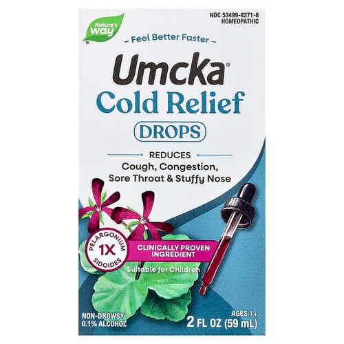 <img alt="Natures Way, Umcka, Cold Relief Drops, Ages 1+, 2 fl oz (59 ml)" title="Natures Way, Umcka, Cold Relief Drops, Ages 1+, 2 fl oz (59 ml),033674157916"