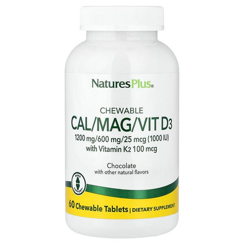 <img alt="NaturesPlus, Chewable Cal-Mag-Vit D3, Chocolate, 60 Chewable Tablets" title="NaturesPlus, Chewable Cal-Mag-Vit D3, Chocolate, 60 Chewable Tablets,097467336483"