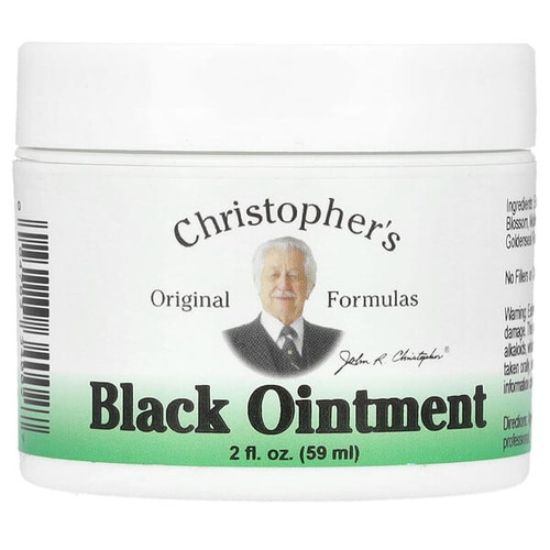 <img alt="Christophers Original Formulas, Black Ointment, 2 fl oz (59 ml)" title="Christophers Original Formulas, Black Ointment, 2 fl oz (59 ml),084783340027"