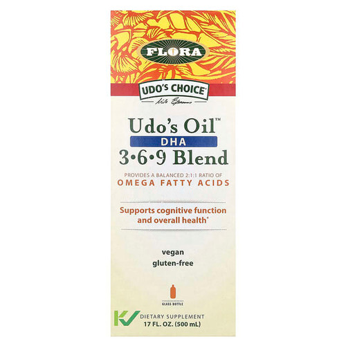 <img alt="Flora, Udos Choice, Udos Oil DHA 3-6-9 Blend, 17 fl oz (500 ml)" title="Flora, Udos Choice, Udos Oil DHA 3-6-9 Blend, 17 fl oz (500 ml),061998679982"