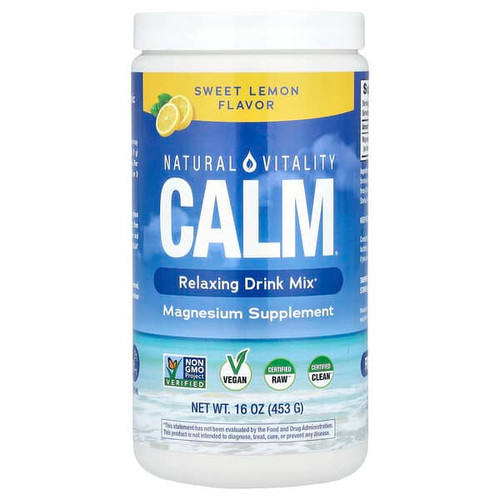 <img alt="Natural Vitality, CALM, Relaxing Drink Mix, Sweet Lemon, 16 oz (453 g)" title="Natural Vitality, CALM, Relaxing Drink Mix, Sweet Lemon, 16 oz (453 g),183405000148"