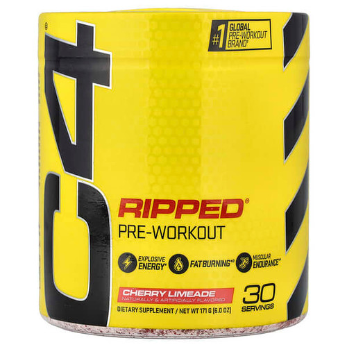 <img alt="C4 - Cellucor, Ripped, Pre-Workout, Cherry Limeade, 6 oz (171 g)" title="C4 - Cellucor, Ripped, Pre-Workout, Cherry Limeade, 6 oz (171 g),810390025312"