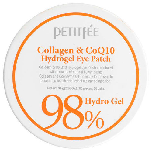 <img alt="Petitfee, Collagen & CoQ10 Hydrogel Eye Patch, 60 Patches, 2.96 oz (84 g)" title="Petitfee, Collagen & CoQ10 Hydrogel Eye Patch, 60 Patches, 2.96 oz (84 g),8809239800458"