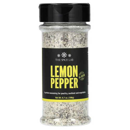 <img alt="The Spice Lab, Lemon Pepper Seasoning, 6.7 oz (190 g) (Discontinued Item)" title="The Spice Lab, Lemon Pepper Seasoning, 6.7 oz (190 g) (Discontinued Item),846836062818"