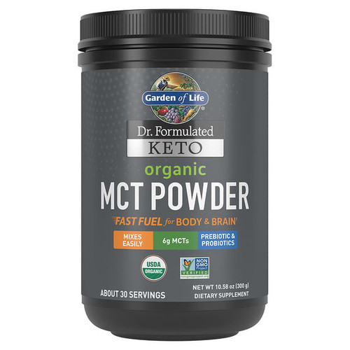 <img alt="Garden of Life, Dr. Formulated Keto, Organic MCT Powder, 10.58 oz (300 g)" title="Garden of Life, Dr. Formulated Keto, Organic MCT Powder, 10.58 oz (300 g),658010124454"
