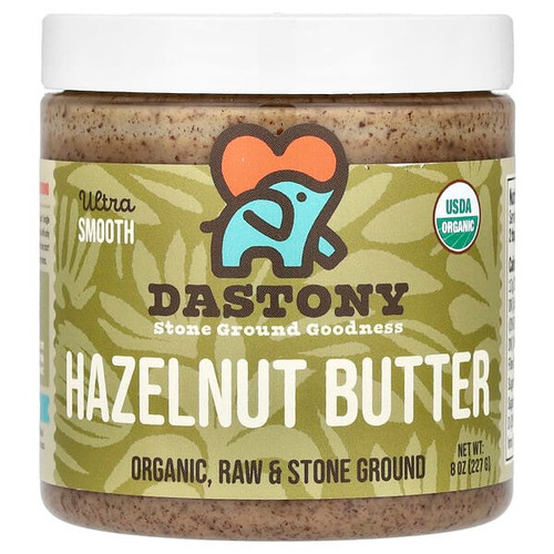 <img alt="Dastony, Organic Hazelnut Butter, Ultra Smooth, 8 oz (227 g)" title="Dastony, Organic Hazelnut Butter, Ultra Smooth, 8 oz (227 g),850018464826"