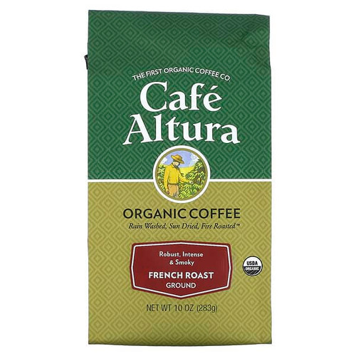 <img alt="Cafe Altura, Organic Coffee, Ground, French Roast, 10 oz (283 g)" title="Cafe Altura, Organic Coffee, Ground, French Roast, 10 oz (283 g),032843335506"