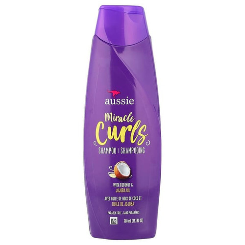<img alt="Aussie, Miracle Curls, Shampoo With Coconut & Jojoba Oil, 12.1 fl oz (360 ml)" title="Aussie, Miracle Curls, Shampoo With Coconut & Jojoba Oil, 12.1 fl oz (360 ml),381519186639"