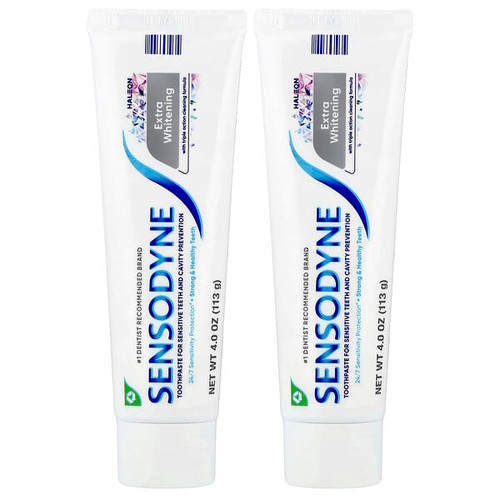 <img alt="Sensodyne, Extra Whitening Toothpaste, Twin Pack, 2 Tubes, 4 oz (113 g) Each" title="Sensodyne, Extra Whitening Toothpaste, Twin Pack, 2 Tubes, 4 oz (113 g) Each,310158084143"