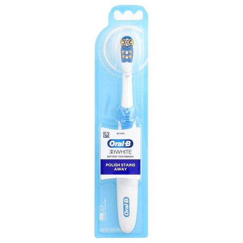 <img alt="Oral-B, 3D White, Battery Power Toothbrush, 1 Toothbrush" title="Oral-B, 3D White, Battery Power Toothbrush, 1 Toothbrush,069055837443"