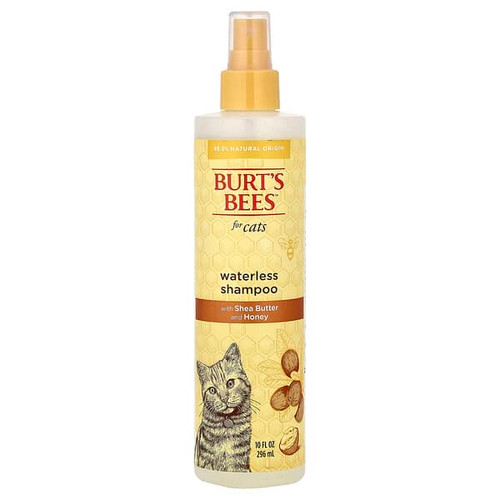 <img alt="Burts Bees, Waterless Shampoo with Shea Butter and Honey, For Cats, 10 fl oz (296 ml)" title="Burts Bees, Waterless Shampoo with Shea Butter and Honey, For Cats, 10 fl oz (296 ml),742797772493"