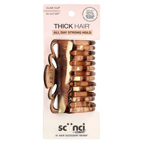 <img alt="Scunci, Thick Hair, No-Slip Grip, Claw Clip, 1 Count (Discontinued Item)" title="Scunci, Thick Hair, No-Slip Grip, Claw Clip, 1 Count (Discontinued Item),043194178360"