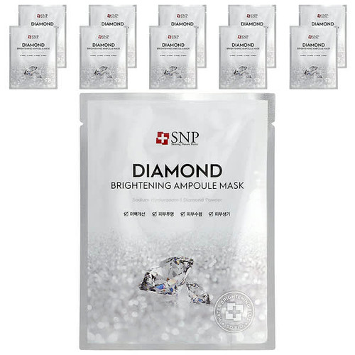 <img alt="SNP, Diamond Brightening Ampoule Beauty Mask, 10 Sheets, 0.84 fl oz (25 ml) Each" title="SNP, Diamond Brightening Ampoule Beauty Mask, 10 Sheets, 0.84 fl oz (25 ml) Each,8809237825279"