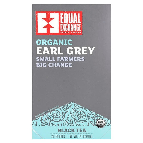 <img alt="Equal Exchange, Organic Earl Grey, Black Tea, 20 Tea Bags, 1.41 oz (40 g)" title="Equal Exchange, Organic Earl Grey, Black Tea, 20 Tea Bags, 1.41 oz (40 g),745998500179"