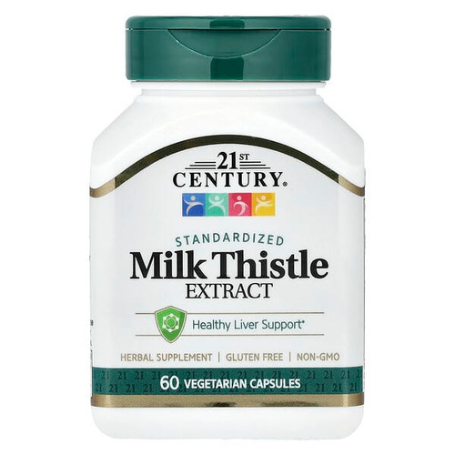 <img alt="21st Century, Milk Thistle Extract, Standardized , 60 Vegetarian Capsules" title="21st Century, Milk Thistle Extract, Standardized , 60 Vegetarian Capsules,740985213384"