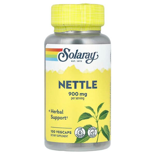 <img alt="Solaray, Nettle, 100 VegCaps (450 mg per Capsule)" title="Solaray, Nettle, 100 VegCaps (450 mg per Capsule),076280194104"