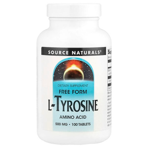 <img alt="Source Naturals, L-Tyrosine, 500 mg, 100 Tablets" title="Source Naturals, L-Tyrosine, 500 mg, 100 Tablets,021078001904"
