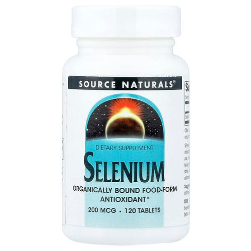 <img alt="Source Naturals, Selenium, 200 mcg, 120 Tablets" title="Source Naturals, Selenium, 200 mcg, 120 Tablets,021078008118"