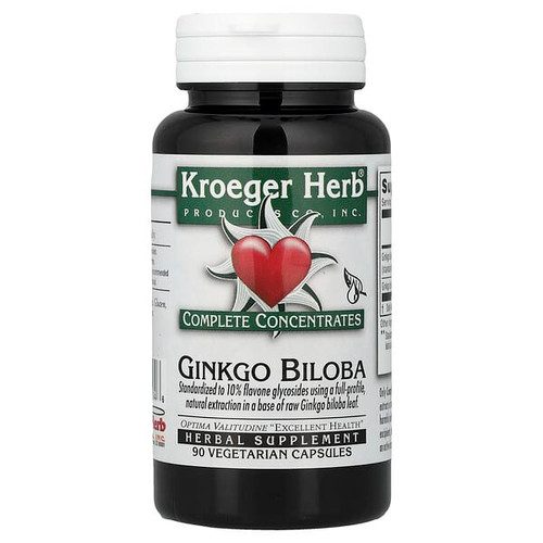 <img alt="Kroeger Herb Co, Complete Concentrates, Ginkgo Biloba, 90 Vegetarian Capsules" title="Kroeger Herb Co, Complete Concentrates, Ginkgo Biloba, 90 Vegetarian Capsules,696916115046"