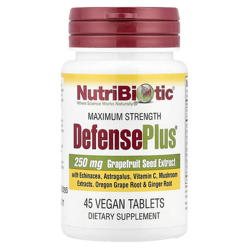<img alt="NutriBiotic, DefensePlus, Maximum Strength, 45 Vegan Tablets" title="NutriBiotic, DefensePlus, Maximum Strength, 45 Vegan Tablets,728177010140"