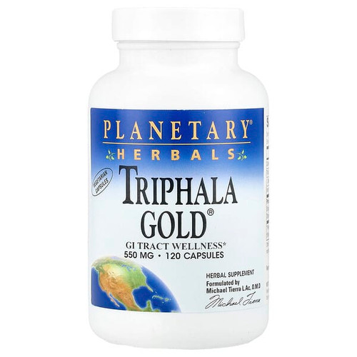 <img alt="Planetary Herbals, Triphala Gold, 120 Capsules" title="Planetary Herbals, Triphala Gold, 120 Capsules,021078107323"