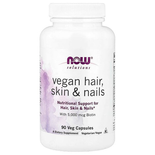 <img alt="NOW Foods, Solutions, Vegan Hair, Skin & Nails, 90 Veg Capsules" title="NOW Foods, Solutions, Vegan Hair, Skin & Nails, 90 Veg Capsules,733739033819"