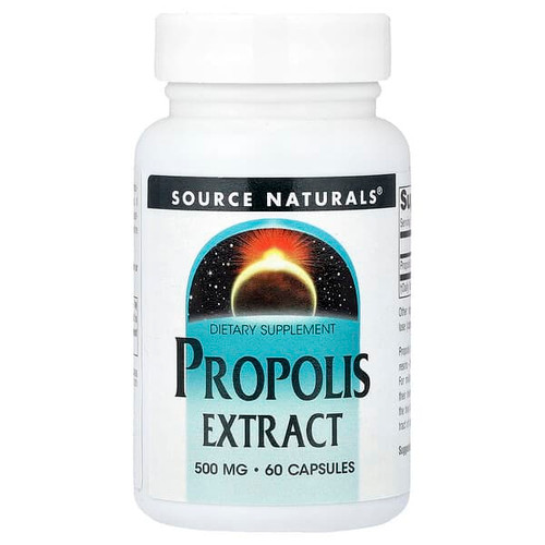 <img alt="Source Naturals, Propolis Extract, 500 mg, 60 Capsules" title="Source Naturals, Propolis Extract, 500 mg, 60 Capsules,021078006060"