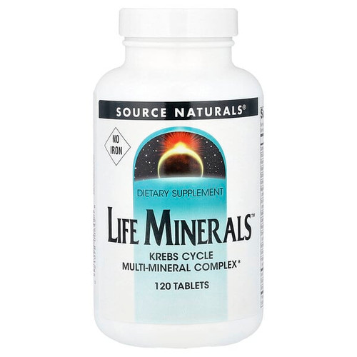 <img alt="Source Naturals, Life Minerals, No Iron, 120 Tablets" title="Source Naturals, Life Minerals, No Iron, 120 Tablets,021078006428"
