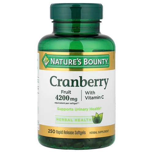 <img alt="Natures Bounty, Cranberry with Vitamin C, 250 Rapid Release Softgels" title="Natures Bounty, Cranberry with Vitamin C, 250 Rapid Release Softgels,074312043635"