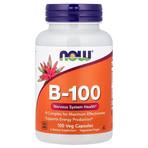 <img alt="NOW Foods, B-100, 100 Veg Capsules" title="NOW Foods, B-100, 100 Veg Capsules,733739004369"