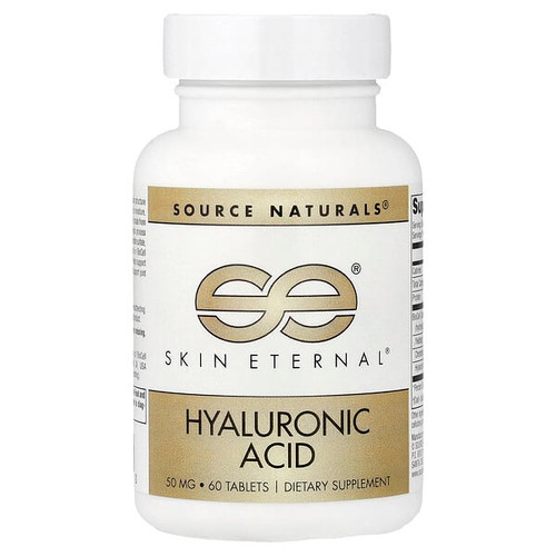 <img alt="Source Naturals, Skin Eternal, Hyaluronic Acid, 60 Tablets" title="Source Naturals, Skin Eternal, Hyaluronic Acid, 60 Tablets,021078016250"