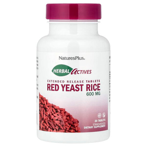 <img alt="NaturesPlus, Herbal Actives, Red Yeast Rice, 600 mg, 30 Tablets" title="NaturesPlus, Herbal Actives, Red Yeast Rice, 600 mg, 30 Tablets,097467073609"