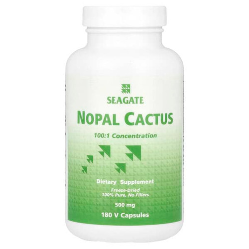 <img alt="Seagate, Nopal Cactus, 180 V Capsules" title="Seagate, Nopal Cactus, 180 V Capsules,019277000484"