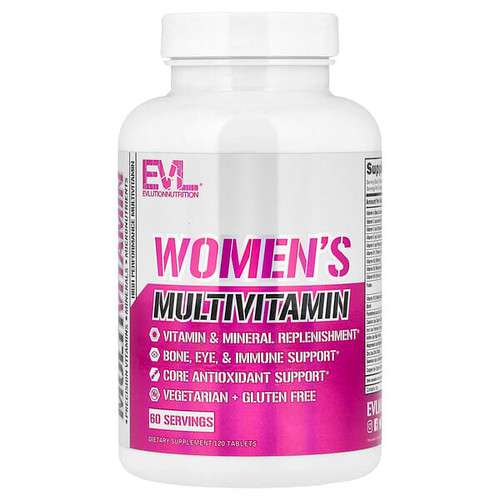 <img alt="EVLution Nutrition, Womens Multivitamin, 120 Tablets" title="EVLution Nutrition, Womens Multivitamin, 120 Tablets,818901020672"