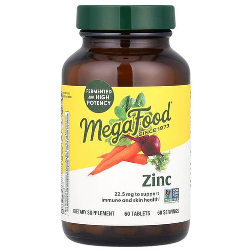 <img alt="MegaFood, Zinc, 22.5 mg, 60 Tablets" title="MegaFood, Zinc, 22.5 mg, 60 Tablets,051494101889"