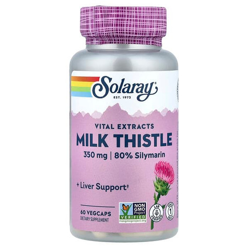 <img alt="Solaray, Vital Extracts, Milk Thistle , 60 VegCaps" title="Solaray, Vital Extracts, Milk Thistle , 60 VegCaps,076280106794"