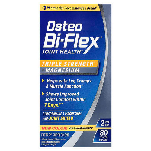 <img alt="Osteo Bi-Flex, Joint Health, Triple Strength + Magnesium, 80 Coated Tablets" title="Osteo Bi-Flex, Joint Health, Triple Strength + Magnesium, 80 Coated Tablets,030768002275"